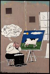 Disorientation in art by Achim Duchow contemporary artwork painting