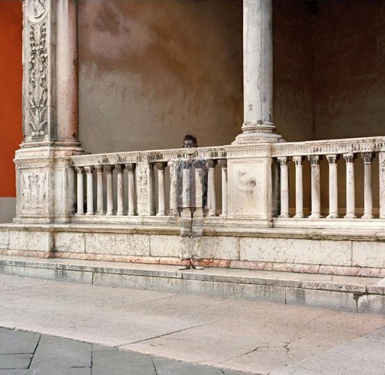 Hiding in the City No. 81  Loggia di Fra Giocondo by Liu Bolin contemporary artwork Photography