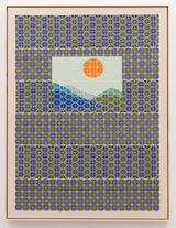 The Sun Watching by Jordan Nassar contemporary artwork textile