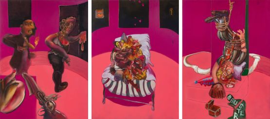 Silence Shame Salvation by Yang Jingzhou contemporary artwork Painting