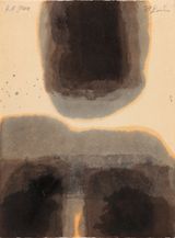 Burnt Umber  Ultramarine by Yun Hyong-Keun contemporary artwork painting