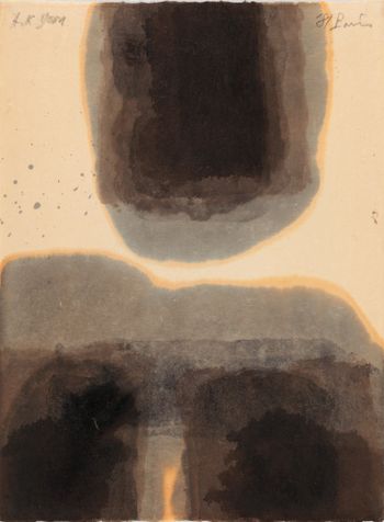 Burnt Umber  Ultramarine by Yun Hyong-Keun contemporary artwork painting