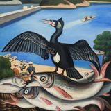 Osprey by Leng Guangmin contemporary artwork painting