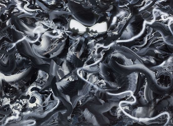 Gravity is Holding Me Back We Are Oceans Apart by Wang Jiajia contemporary artwork Painting