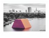 The London Mastaba by Christo and Jeanne-Claude contemporary artwork print
