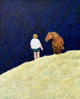 Melancholy Hill by Tess Dumon contemporary artwork painting