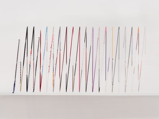 Punk Ostentation by Jac Leirner contemporary artwork Textile