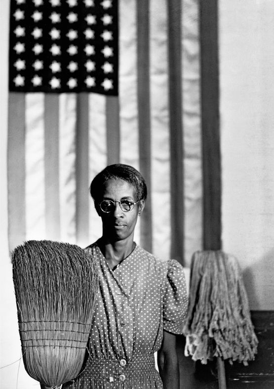 American Gothic Washington D.C. by Gordon Parks contemporary artwork Photography