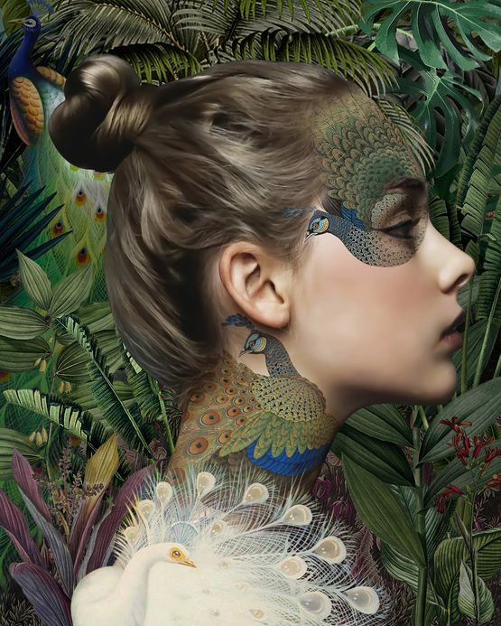 Forest Maiden by Andres Barrioquinto contemporary artwork Print