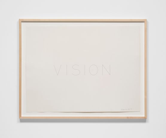 Vision by Bruce Nauman contemporary artwork Print