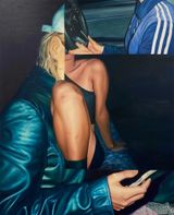Should we just keep driving by Bobbi Essers contemporary artwork painting