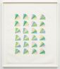 Fan factorial 5 by Elaine Reichek contemporary artwork Works on Paper