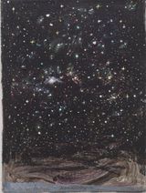 Mappa di stelle by Natale Addamiano contemporary artwork painting