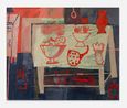 Studio Still Life Grey by Florence Hutchings contemporary artwork Painting