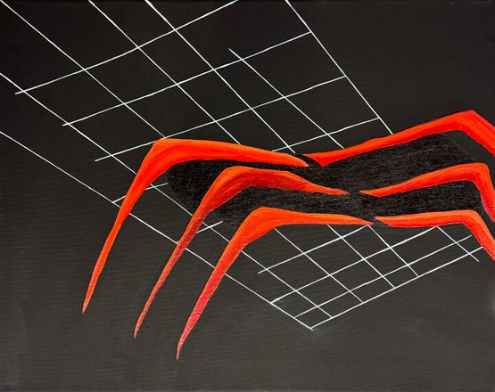 Dont Be Light by Artemis Kotioni contemporary artwork Painting