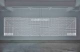 Neon after Stella Study for Valle de los Caidos by Cerith Wyn Evans contemporary artwork sculpture
