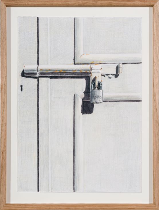 Door 5 by Callum Morton contemporary artwork Works on Paper