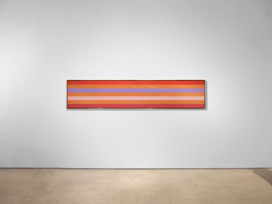 Rushing by Kenneth Noland contemporary artwork Painting