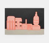 city at night by Nathalie Du Pasquier contemporary artwork painting