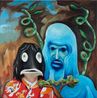 Odd Couple-Loving Couple 1 by Djordje Ozbolt contemporary artwork Painting