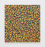 Red Yellow Blue Orange Green Flower by Daniel Chen contemporary artwork Painting