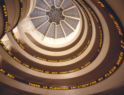 Jenny Holzer Lets the Light In at the Guggenheim
