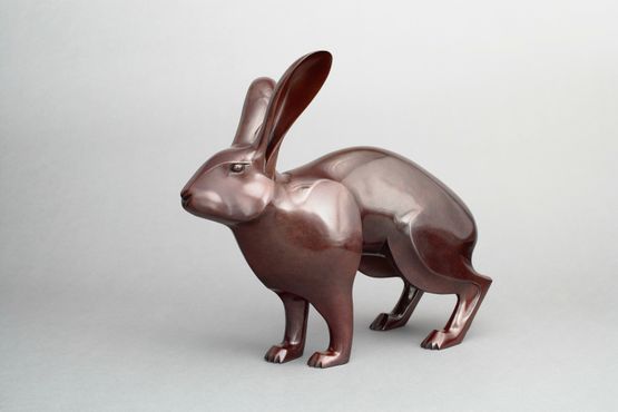Lievre de Belgique by Daniel Daviau contemporary artwork Sculpture