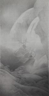 Rabbit Entangled by a Snake by Shao Fan contemporary artwork painting