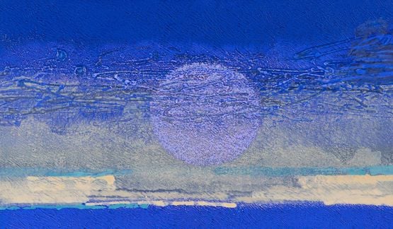IN BLUE Oct 23 by Katsuyoshi Inokuma contemporary artwork Painting