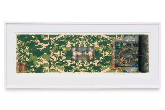 Brasil 1500 - 1997 by Anna Bella Geiger contemporary artwork Print