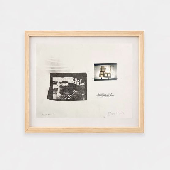 Dark Blond by Eugenio Espinoza contemporary artwork Works on Paper