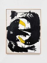 ENTANGLEMENT OF TWO JACKDAWS by Andi Fischer contemporary artwork painting