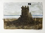 KEYP Thin Blue Line by Michael Shepherd contemporary artwork painting