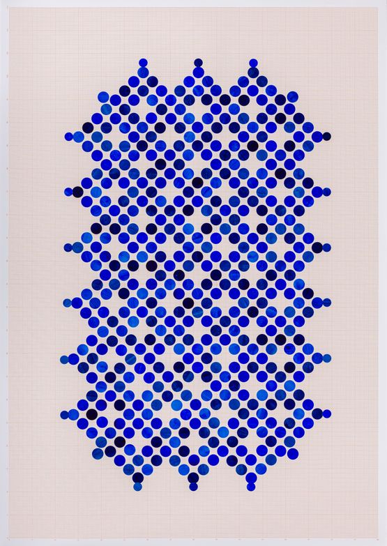 Series 5 Number 4 by Lubna Chowdhary contemporary artwork Painting