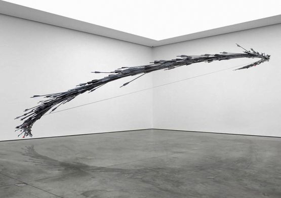 Set Arrows into Bow by Zhou Wendou contemporary artwork Sculpture