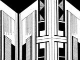 Non-Architectural Renderings 28 by Heba Y. Amin contemporary artwork works on paper