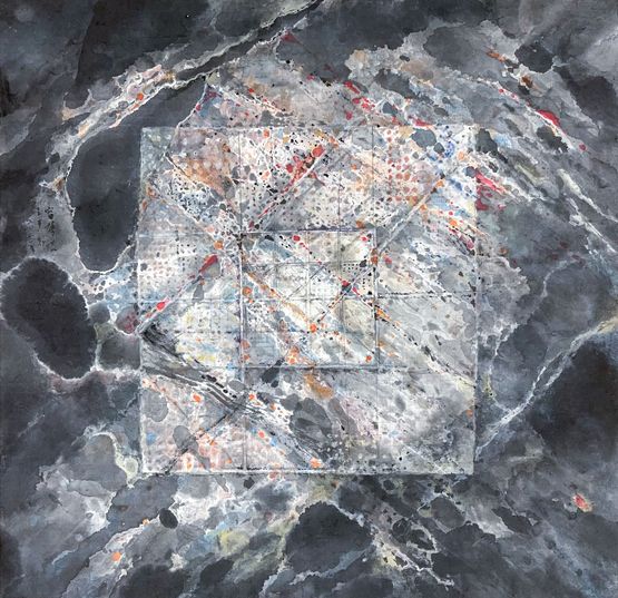 Window Dream 28 by Wucius Wong contemporary artwork Painting