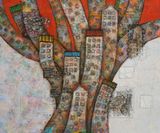 The growing city by Yuji Kanamaru contemporary artwork painting