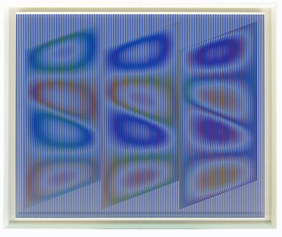Vento di tramontana by Alberto Biasi contemporary artwork Painting