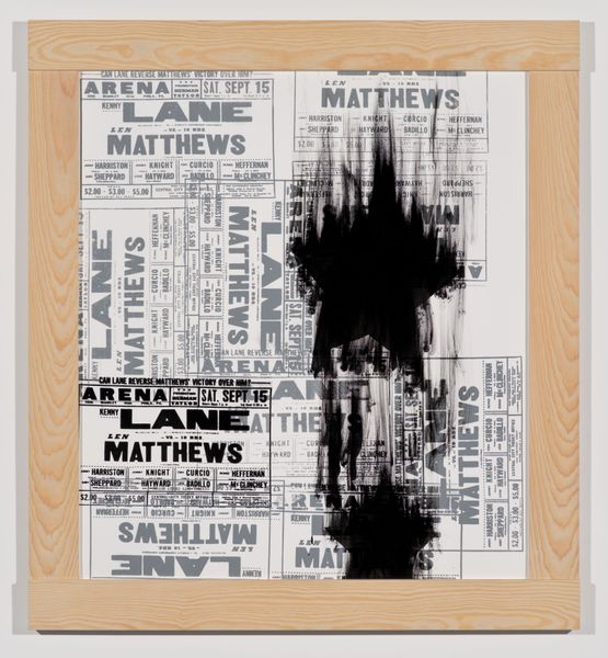 Lane Matthews by Gary Simmons contemporary artwork Works on Paper