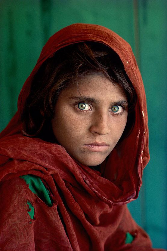 Sharbat Gula the Afghan Girl at Nasir Bagh refugee camp near Peshawar Pakis by Steve Mccurry contemporary artwork Photography