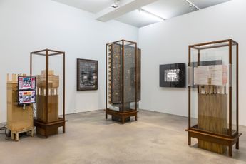 Contemporary art exhibition Reinhard Mucha Mucha Unnotig  Das Ende vom Lied at Spruth Magers Berlin Germany