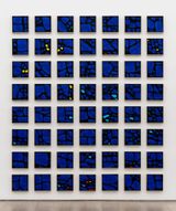 Blau im Gedachtnis I128  P134 by Gregor Hildebrandt contemporary artwork painting