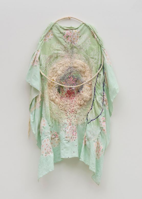 Tablecloth by Junko Oki contemporary artwork Sculpture