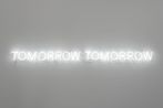 Tomorrow tomorrow neon edition by Joel Andrianomearisoa contemporary artwork Sculpture