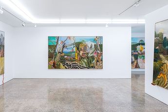 Contemporary art exhibition Guido Maestri Planet Telex at Ames Yavuz Sydney Australia