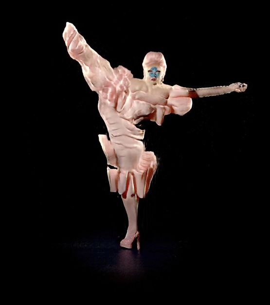 Zizi in Motion A Deepfake Drag Utopia movement by Wet Mess - Sister Sister by Jake Elwes contemporary artwork Moving Image