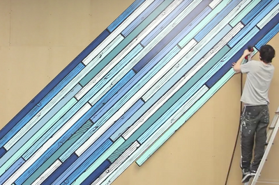 Richard Woods DIY at Alan Cristea Gallery. The Installation.