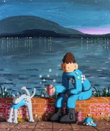 Break Time by Imon Boy contemporary artwork painting