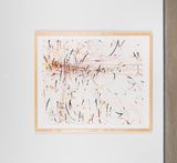 Am Kreuz by Rebecca Horn contemporary artwork drawing painting works on paper